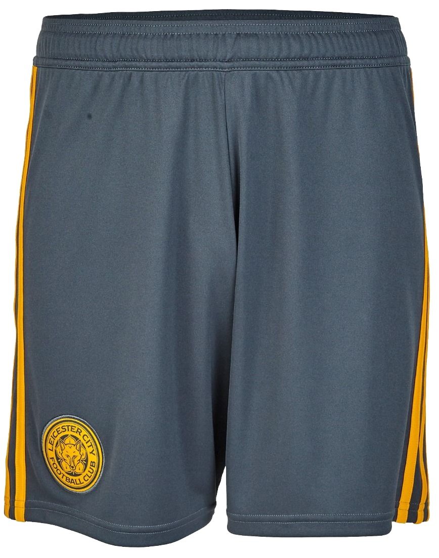 Calção oficial Adidas Leicester City 2018 2019 II jogador